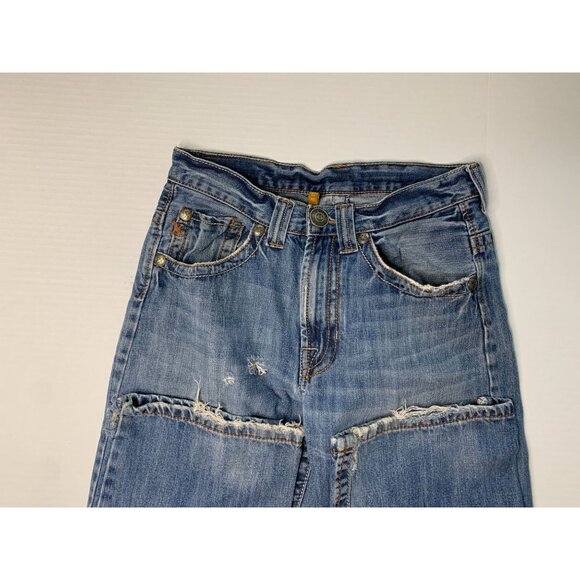 Wrangler Twenty XTreme Jeans Mens Size 29x32 Relaxed Fit Distressed Jeans 33LTDD - Picture 6 of 7